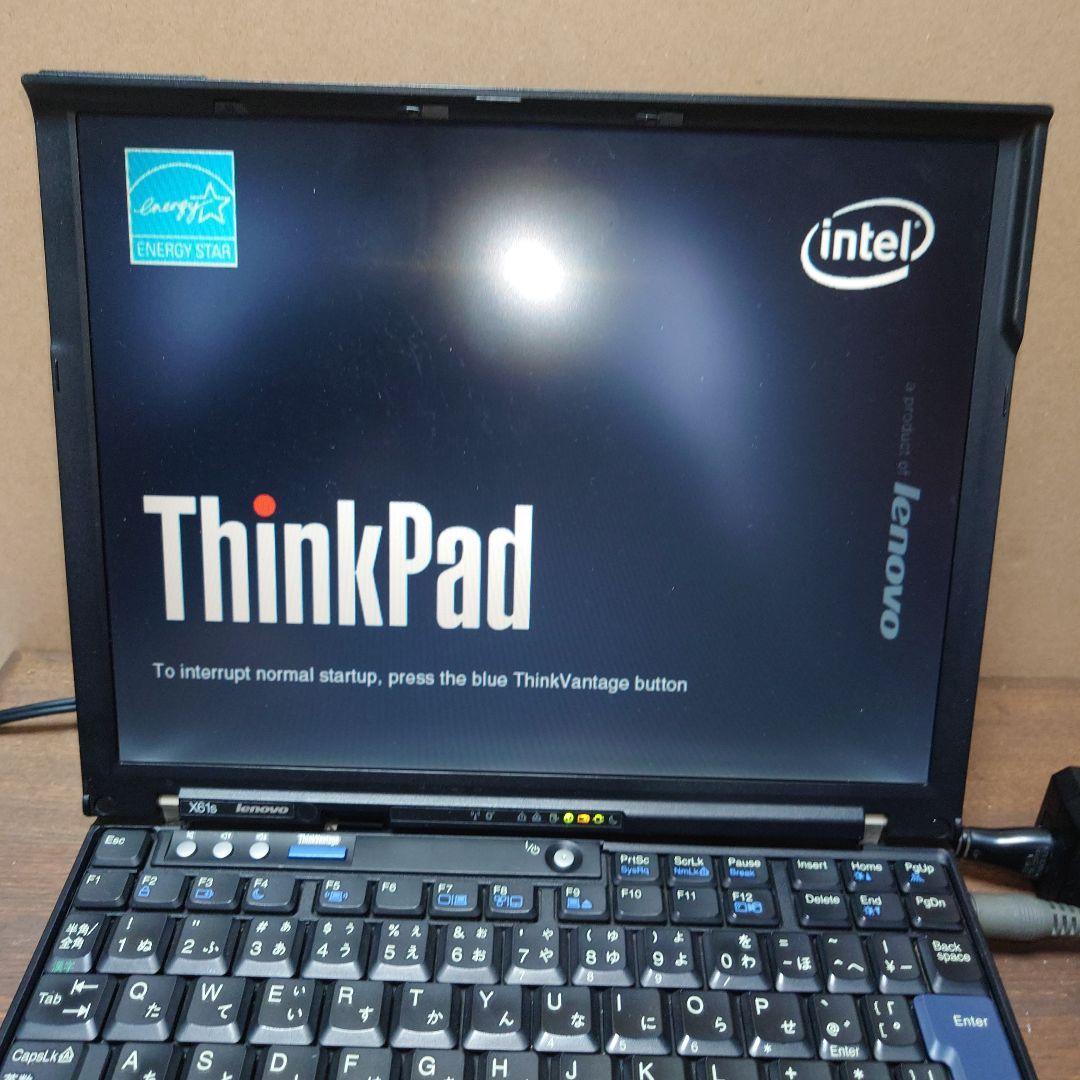 IBM ThinkPad x61s ノートPC ACアダプター付き