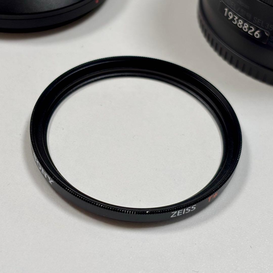 SONY SEL35F28Z レンズフィルター付き