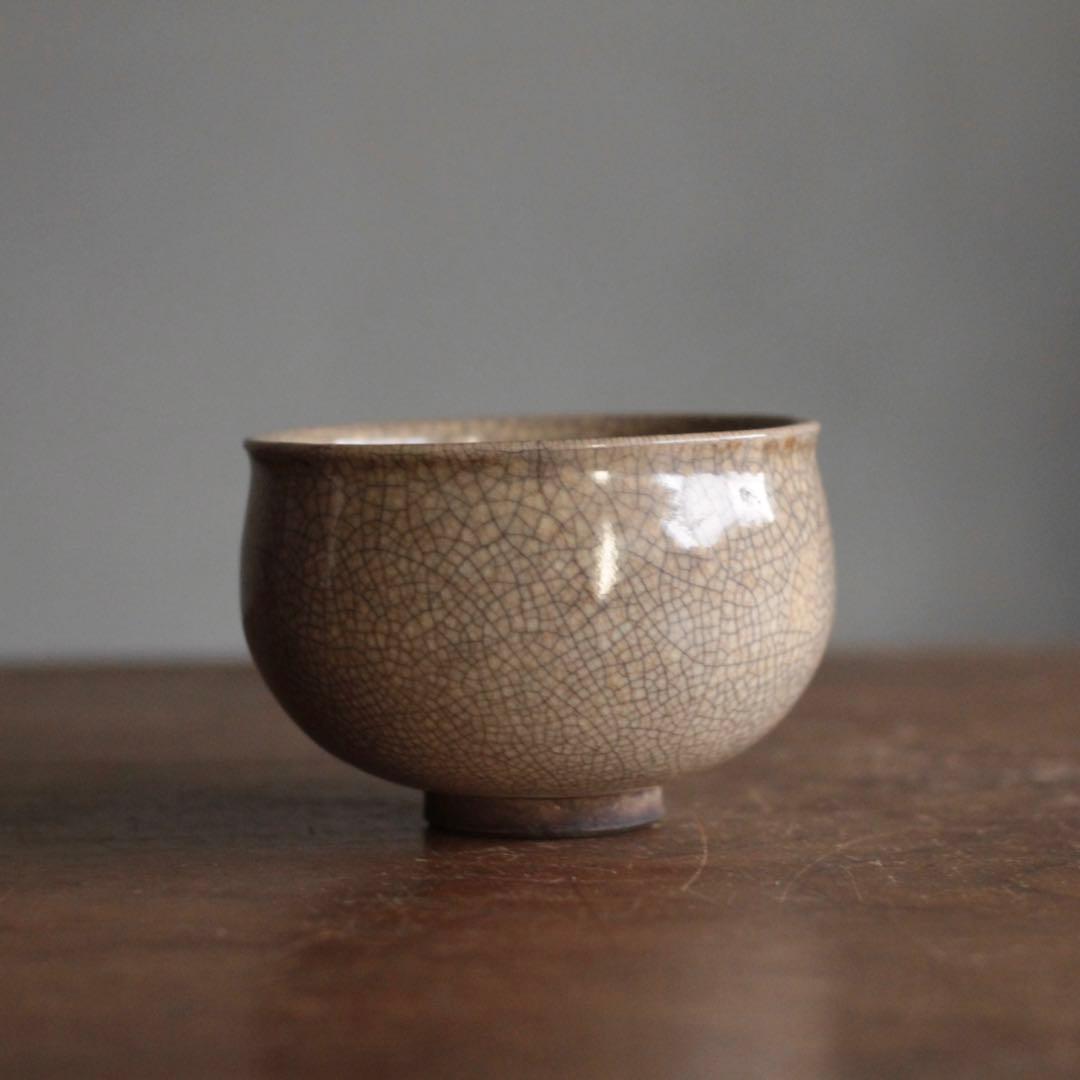 京焼 貫入 茶碗 茶道具 古美術 古道具 アンティーク