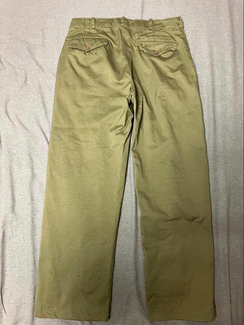 フランス軍 m-47 チノトラウザー　ミリタリー シャツ　セットアップ