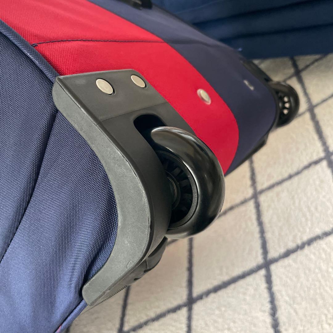 トミーヒルフィガー 折りたたみキャリーバッグ 大容量 リュック