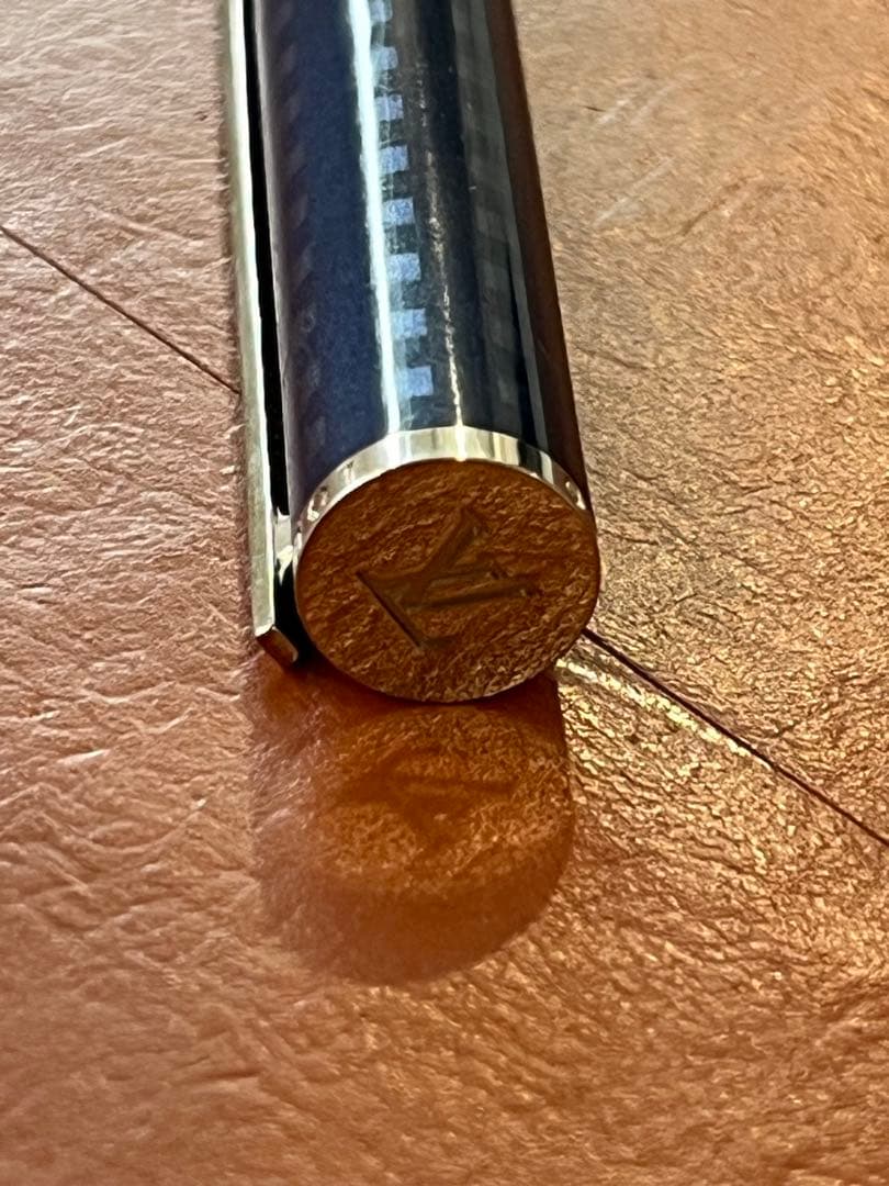 Louis Vuitton ルイ・ヴィトン ボールペン 青 チェック柄