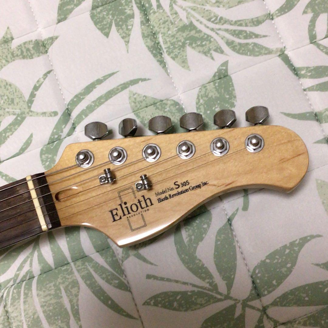 elioth guitar S305 6弦　エレキギターとケース