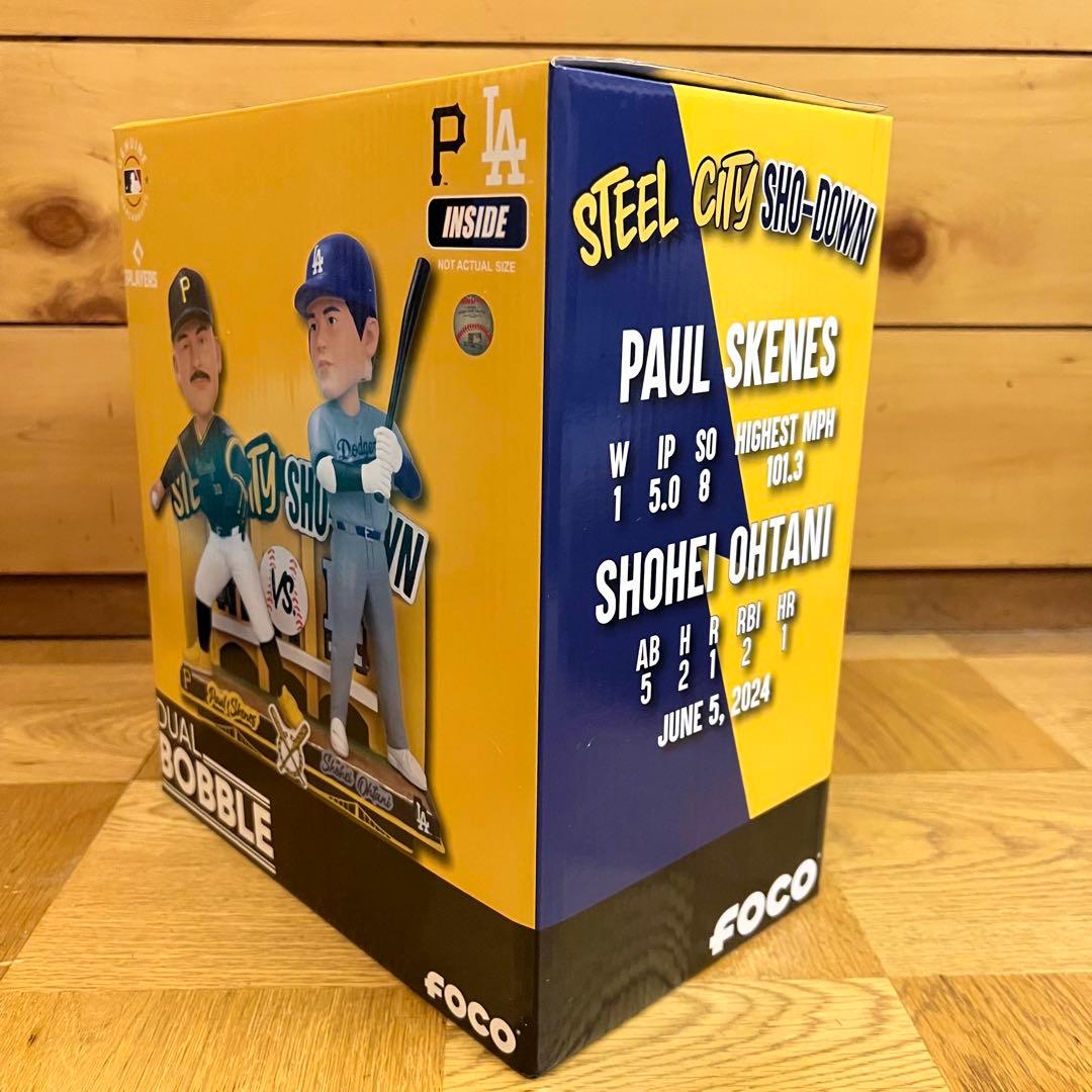 【世界100個限定】大谷翔平 スキーンズ コラボボブルヘッド ドジャース