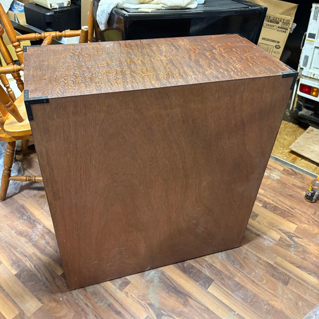 H92cm×W84cm◆組子細工　飾り棚　◆収納棚 茶箪笥 和箪笥　欅