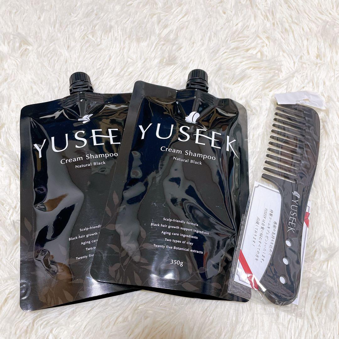 【新品】ユーシーク カラークリームシャンプー ナチュラルブラック　2個セット