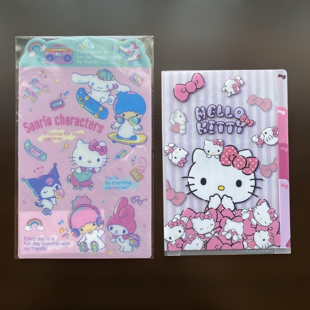 ハローキティ マイメロディ シュガーバニーズ メモ・レターセット・ファイルなど