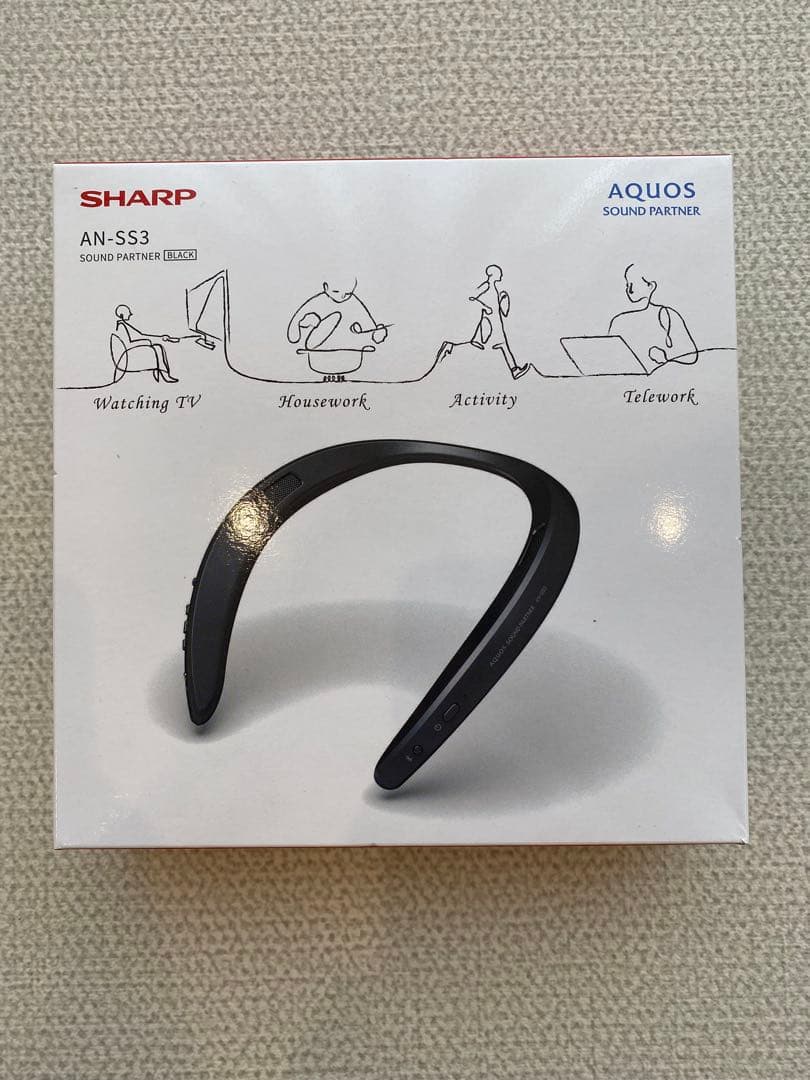 SHARP AN-SS3 ネックスピーカー ブラック
