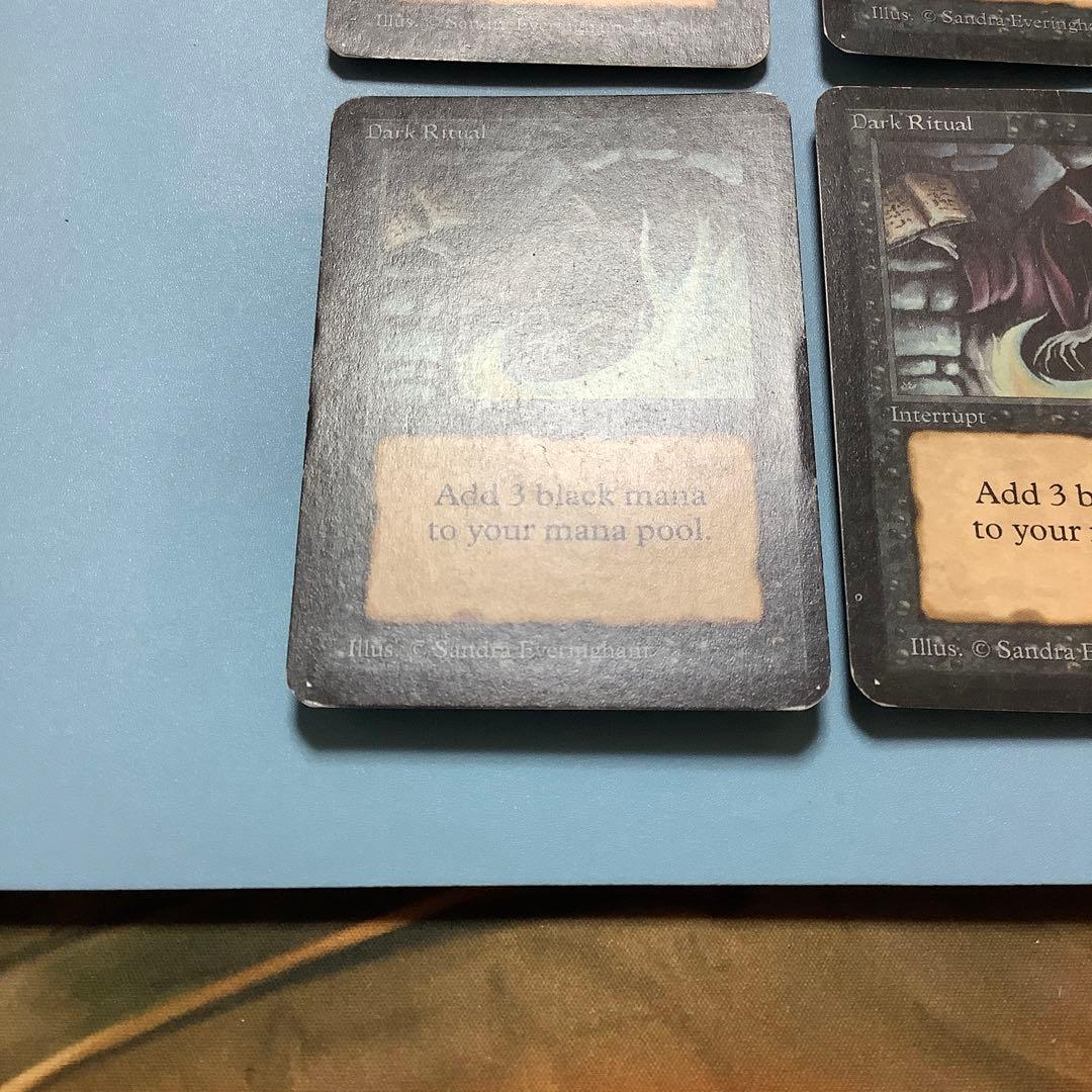 *バラ売り可* 暗黒の儀式/Dark Ritual LEA英語4枚セット