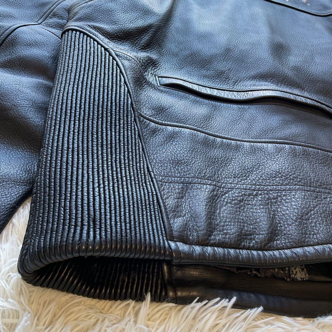 大きいサイズ✨ハーレーダビッドソン　レザージャケット　シングルライダース　XL