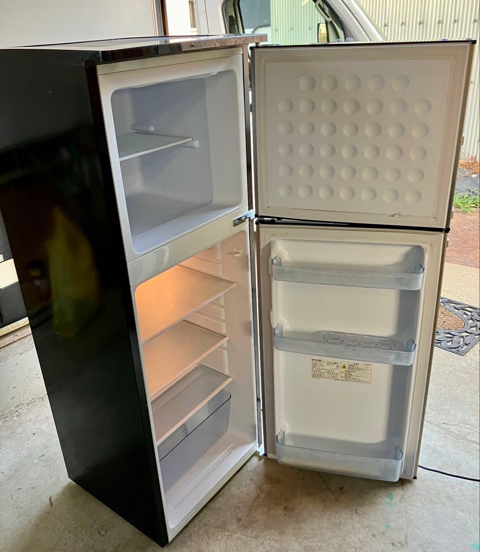 アズマ 冷蔵庫 136L スタイリッシュ ステンレス扉 2020年製