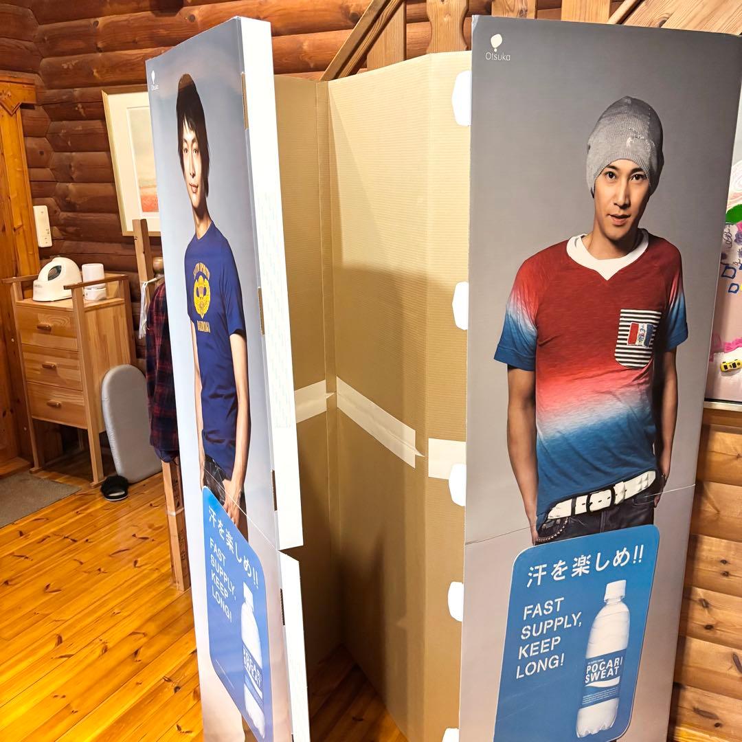 【希少 美品】SMAP 等身大パネル 等身大ポップ ジャニーズ 店舗用品 ポカリ