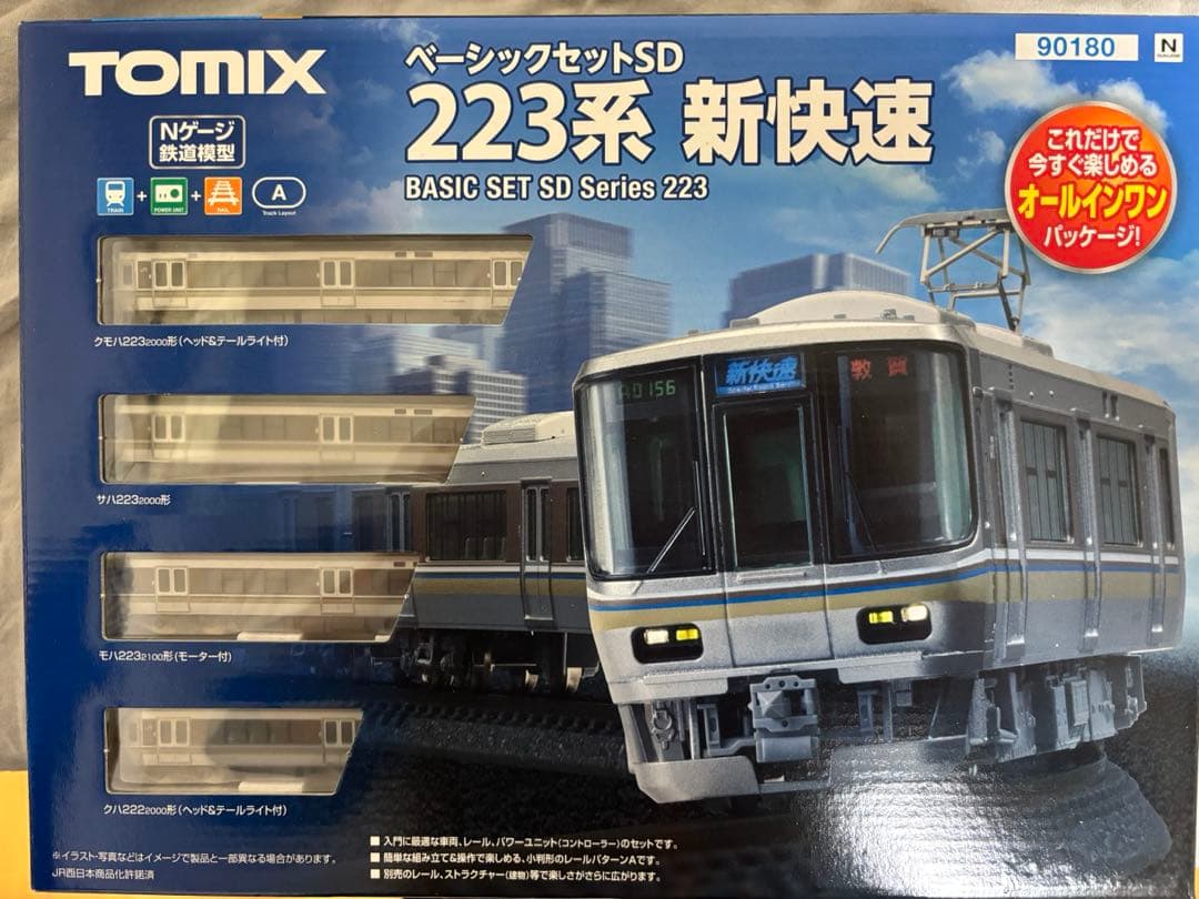 新品TOMIX 223系 新快速 ベーシックセットSD