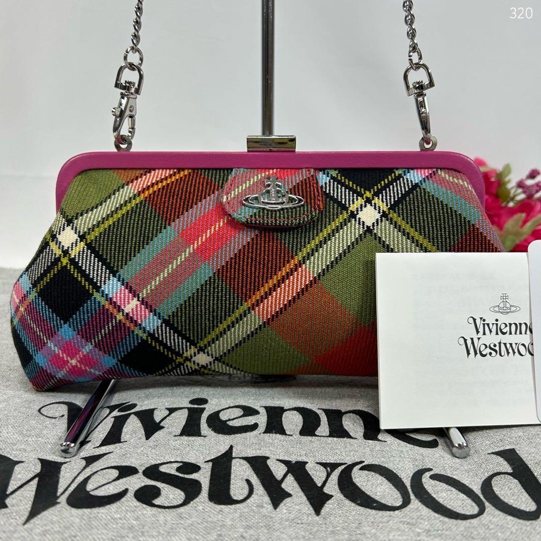 【未使用級】ヴィヴィアンウエストウッド ショルダーバッグ がま口 オーブ 肩掛け