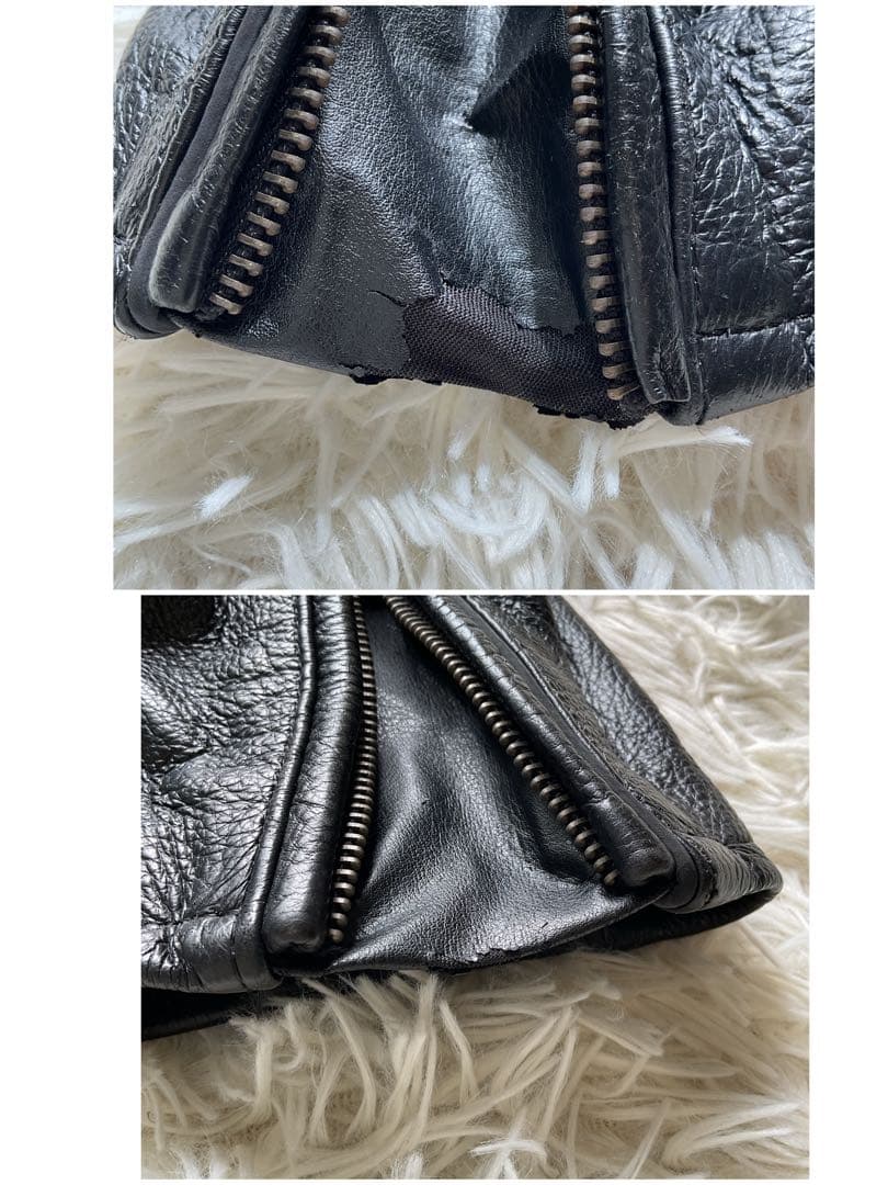 人気✨ハーレーダビッドソン　レザージャケット　シングルライダース　スカル　XL