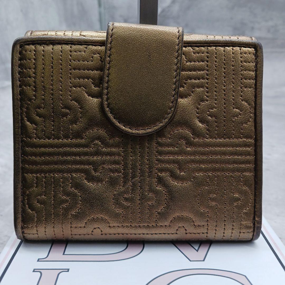 ✨廃盤.希少✨ ブルガリ パレンテ クリップ開閉 レディース 折財布 ゴールド