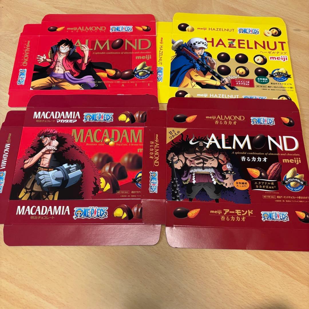 世界 50セット ワンピース ONE PIECE 明治 コラボ クリアファイル