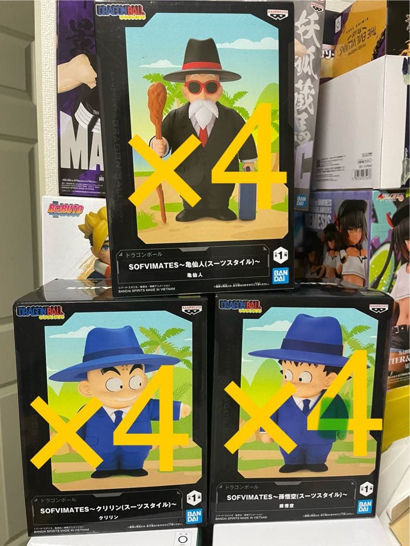 ドラゴンボール SOFVIMATES 孫悟空　クリリン　亀仙人　スーツスタイル