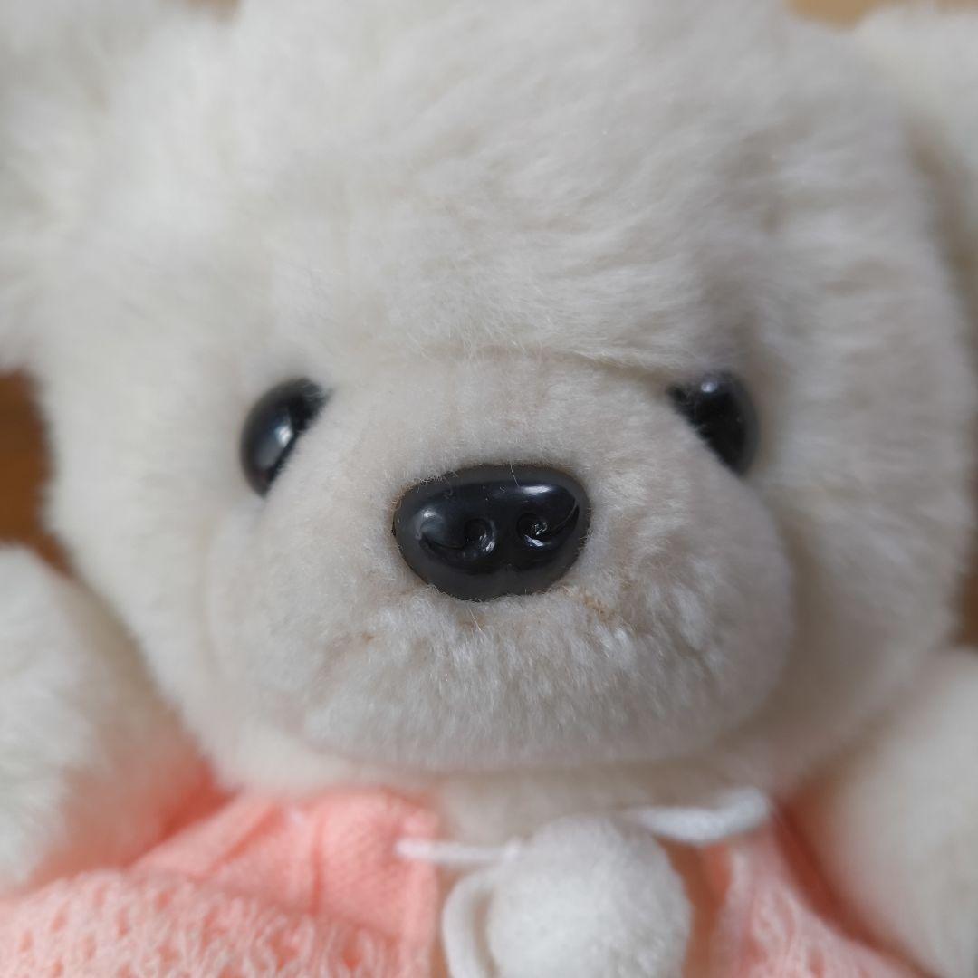 ナカジマ　中嶋製作所　しろくま　テディベア　昭和レトロ　ぬいぐるみ