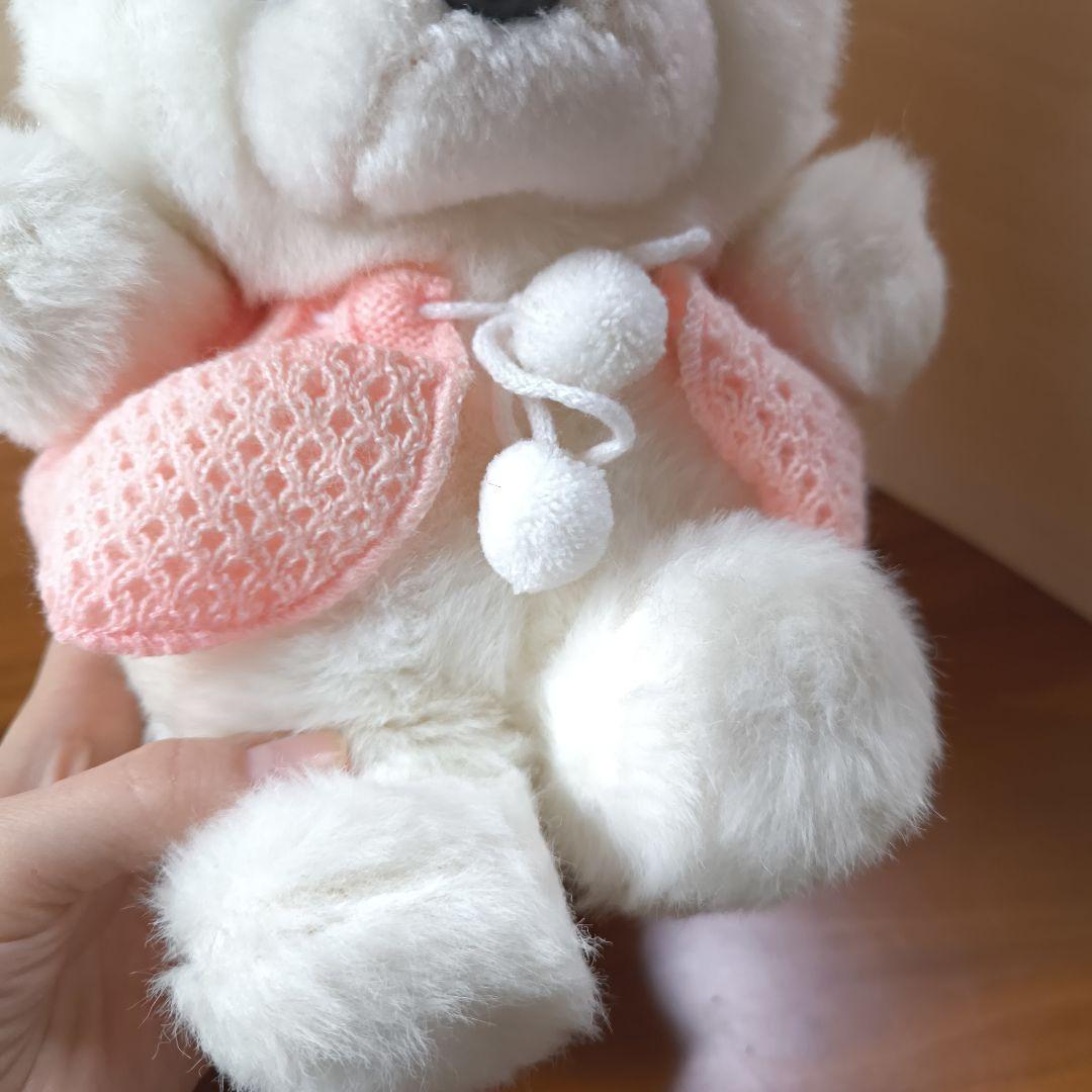 ナカジマ　中嶋製作所　しろくま　テディベア　昭和レトロ　ぬいぐるみ