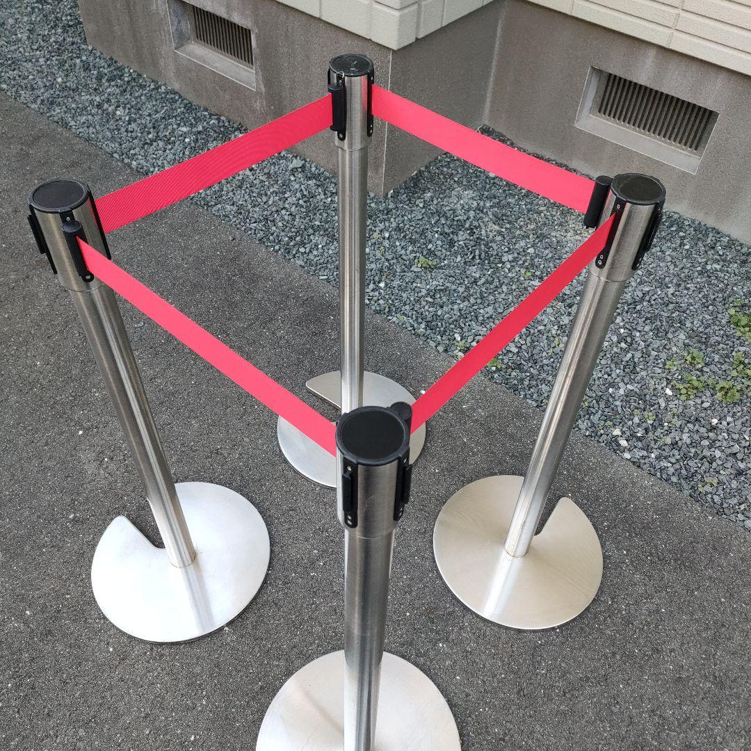 ベルトリールパーティション 4本セット レッド