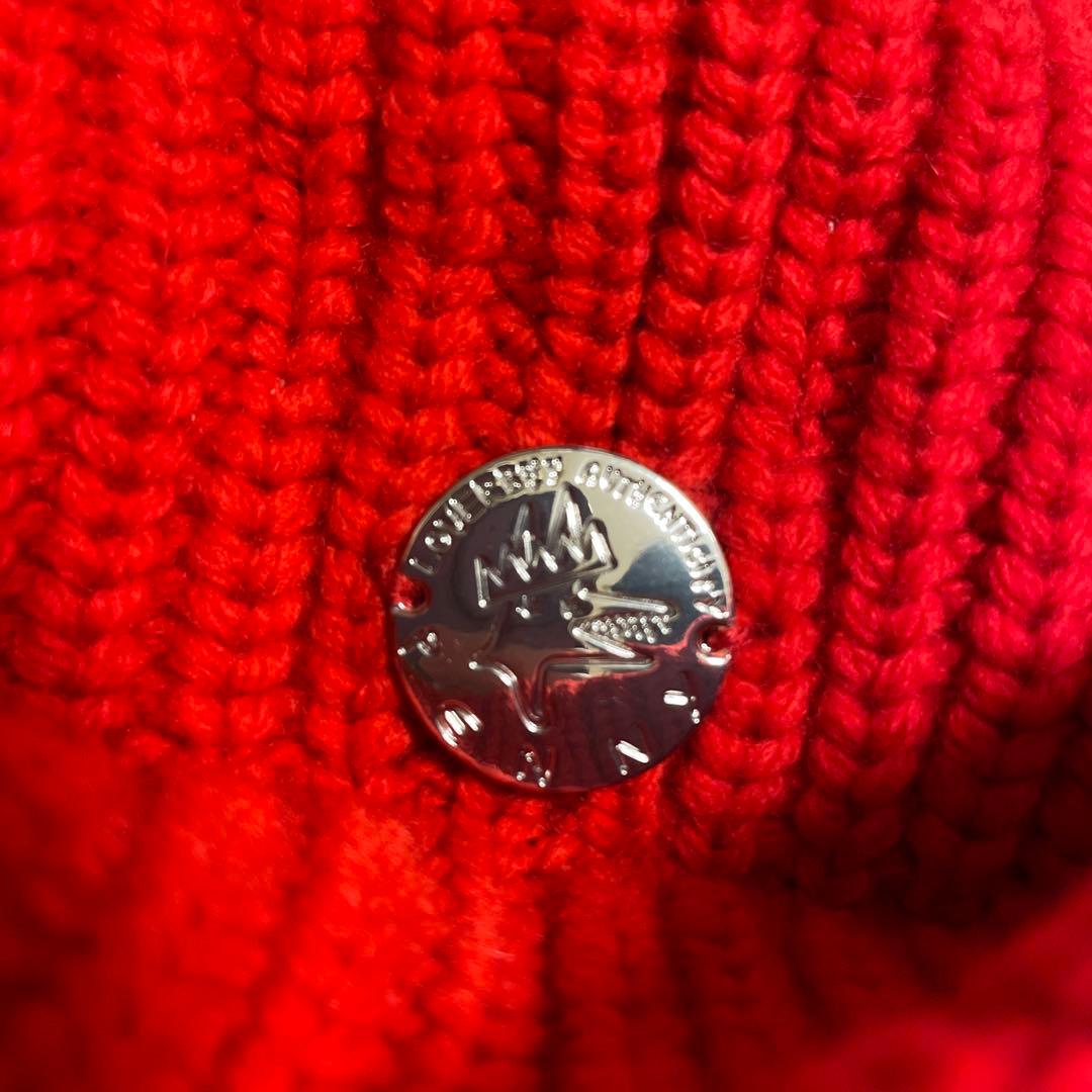 CHARLES JEFFREY LOVERBOY レッド 猫 ニット帽 正規品