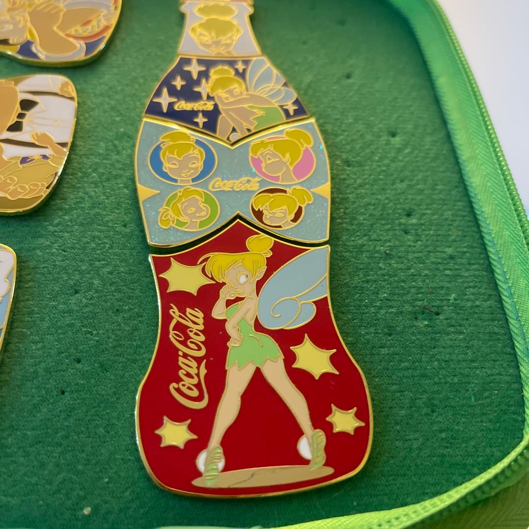 コカ・コーラ ティンカーベルピンズ　4個セット　LE100