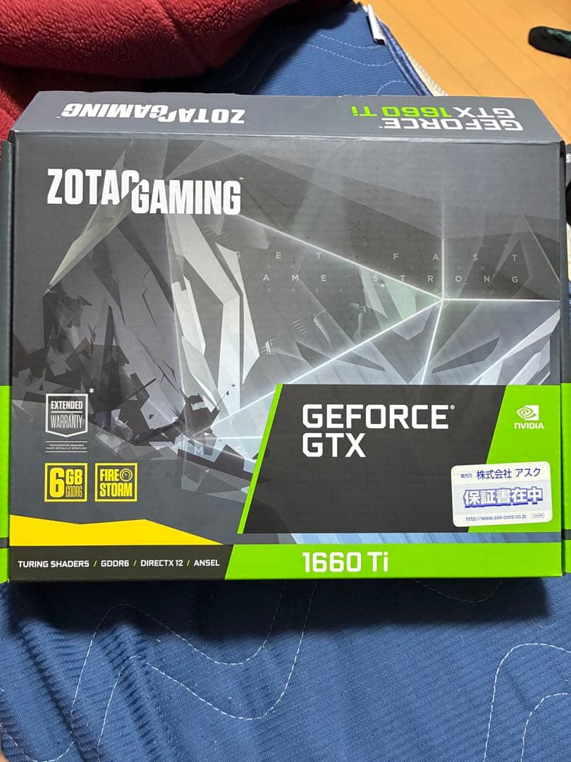 グラフィックボード・グラボ・ビデオカード ZOTAC GAMING GeForce GTX 1660 Ti