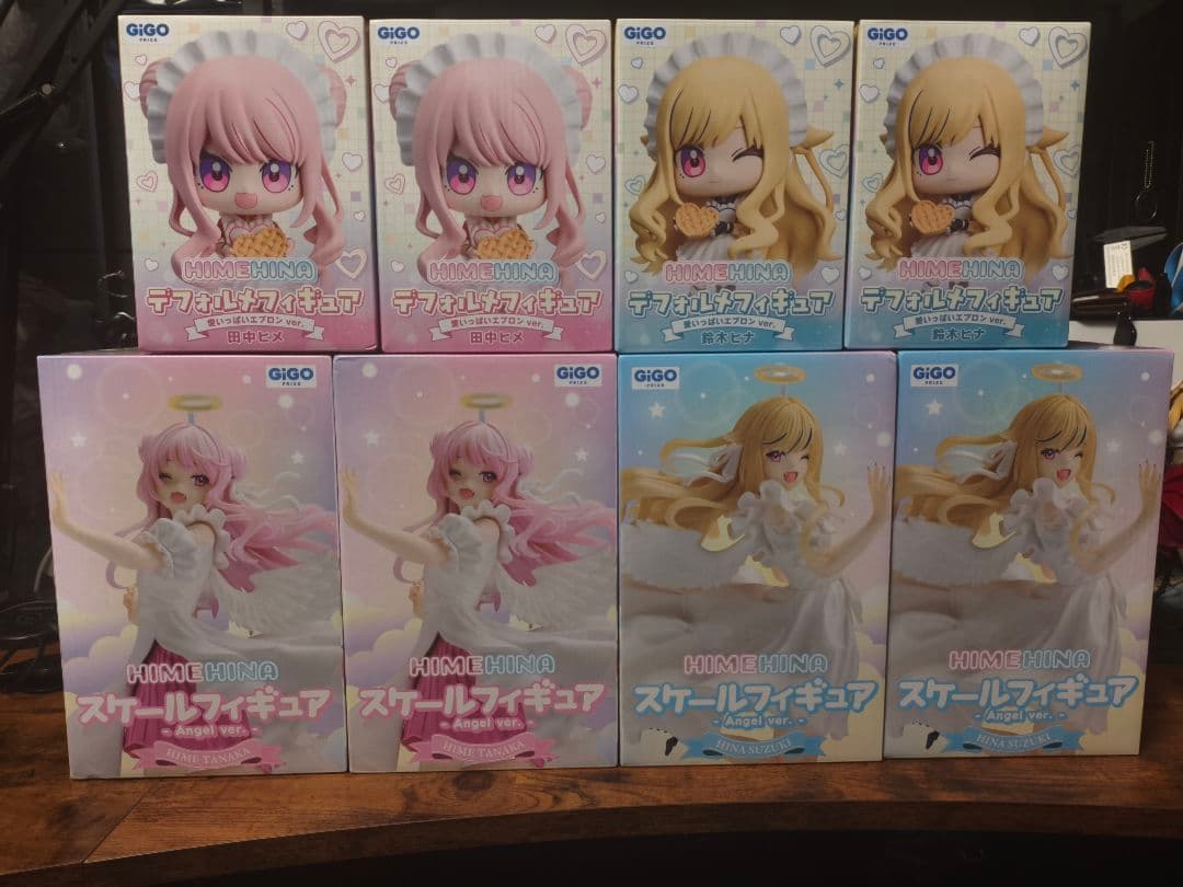 GIGO限定　デフォルメ スケール フィギュア 鈴木ヒナ 田中ヒメ　8体セット