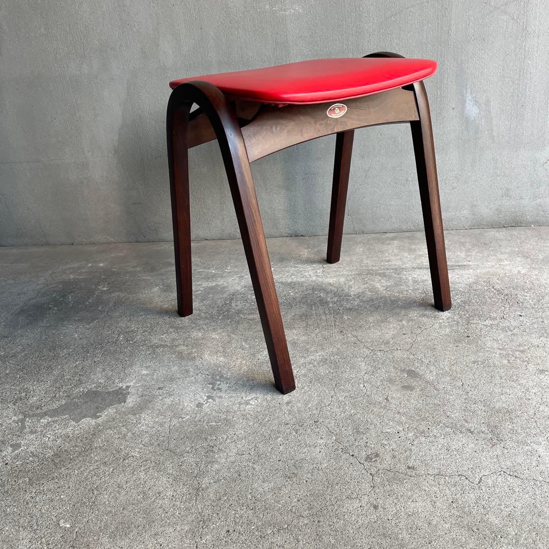 秋田木工　スタッキング スツール オールドビンテージ