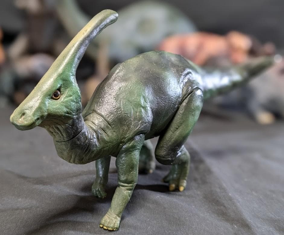 昭和レトロ恐竜（ツクダホビー）ソフビフィギュア９体セット＋２