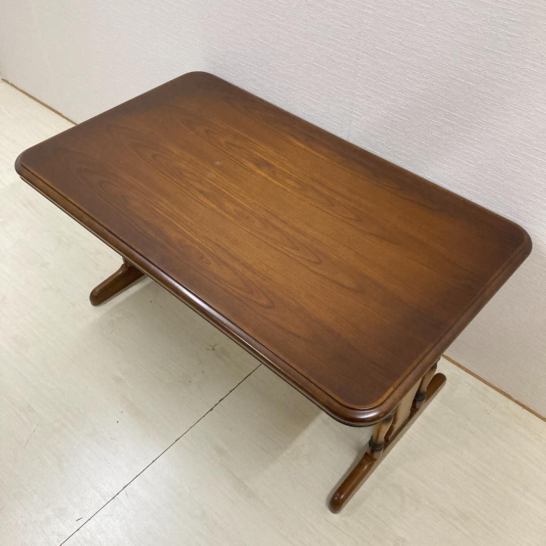 【カリモク】コロニアル　ダイニングテーブル　レトロ