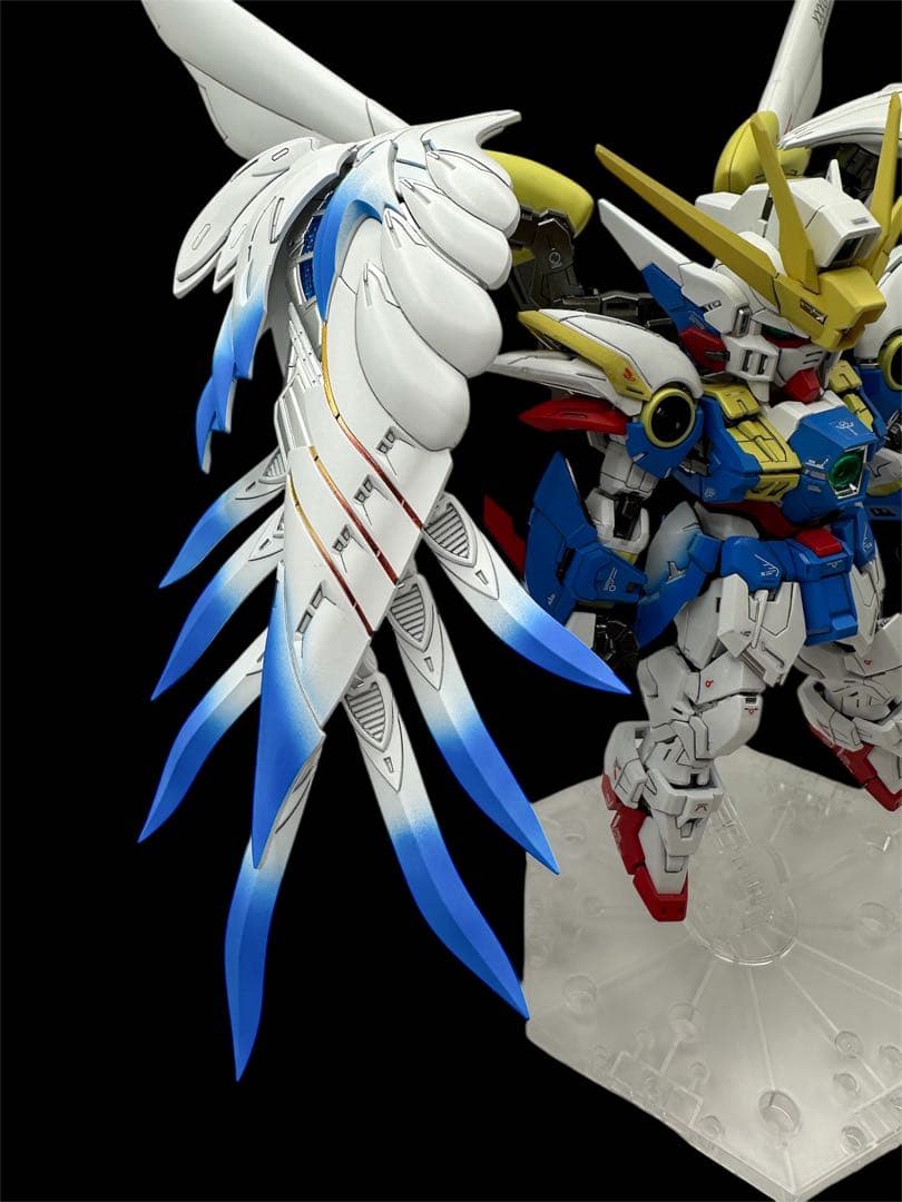 【バンダイ正規品・全塗装】MGSD ウイングガンダムゼロ EW 完成品