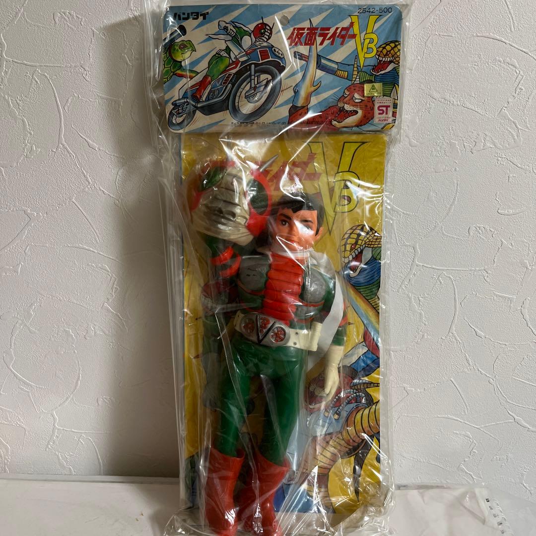 ⚠️デッドストック‼️　仮面ライダーV3 面取れ　バンダイ　昭和レトロ　当時物