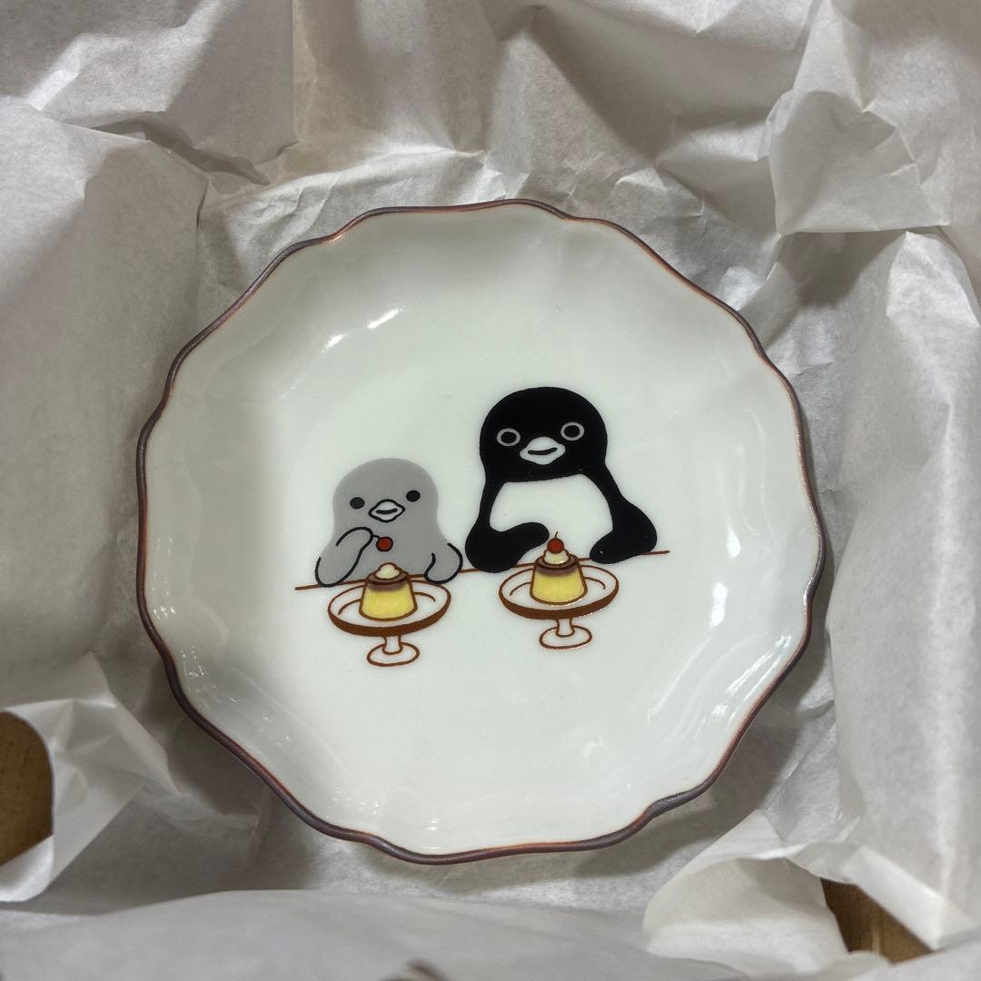 坂崎千春さん Suicaペンギン 九谷焼小皿花型 さかざきちはる