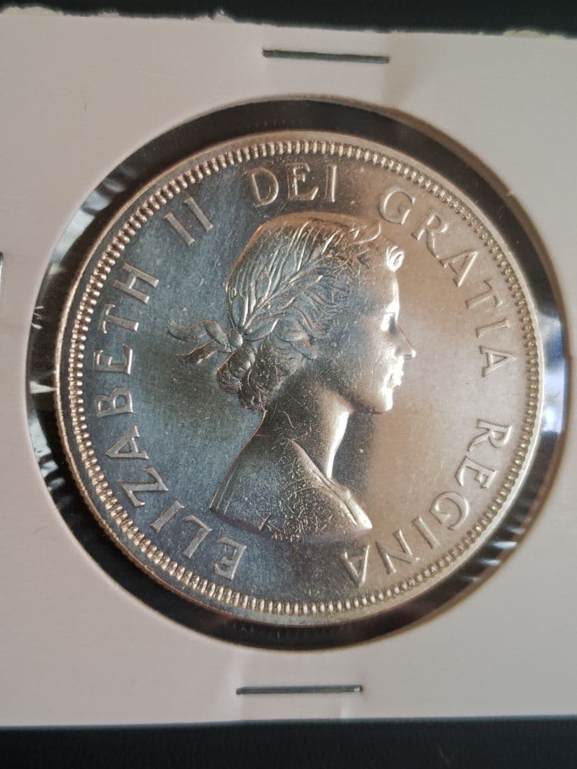 加　1964 シャーロットタウン会議100周年記念 1ドルPL銀貨