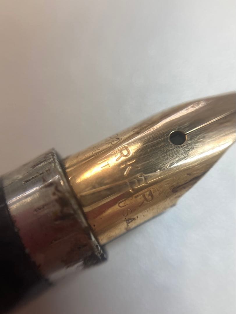 Parker 万年筆 14k 格子柄 シャープペンシル　純銀　2本セット