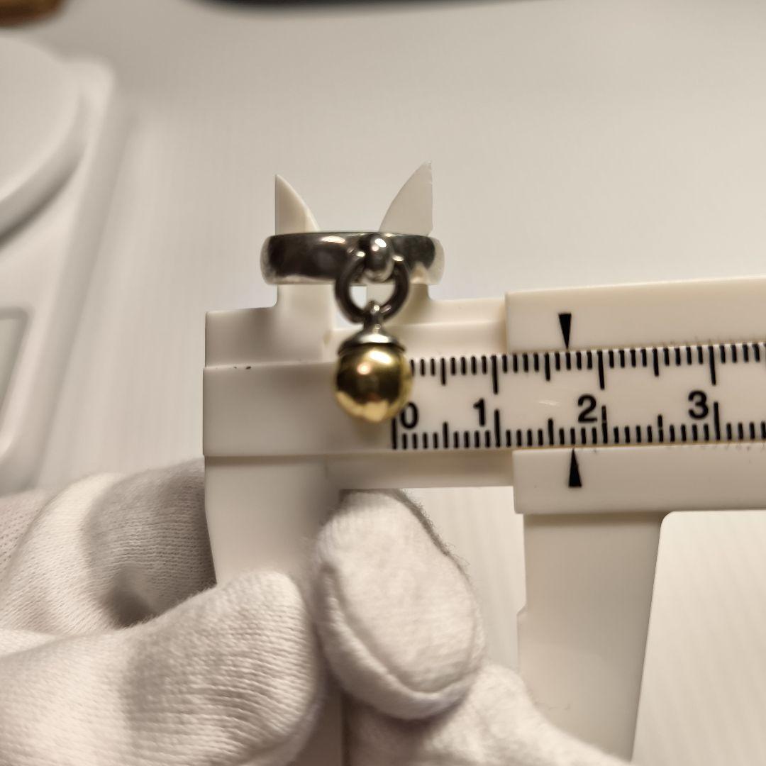 Tiffany & Co. ボールチャームリング　8号　925 750