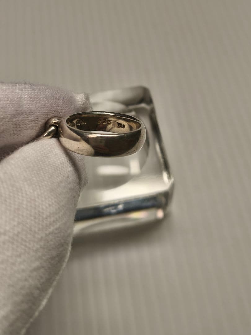 Tiffany & Co. ボールチャームリング　8号　925 750