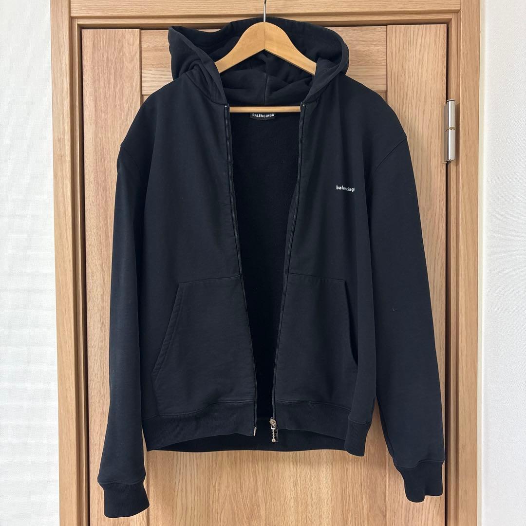 balenciaga ブラック フード付きパーカー、パンツ、セットアップ