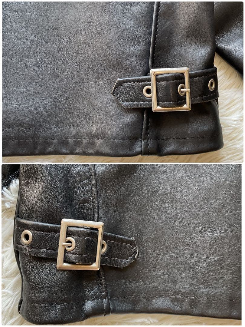 美品✨schott 652 レザージャケット　シングルライダース　本革　38 黒