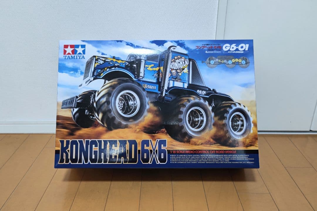 タミヤ ラジコン コングヘッド 6✕6 新品未組立 塗料付き