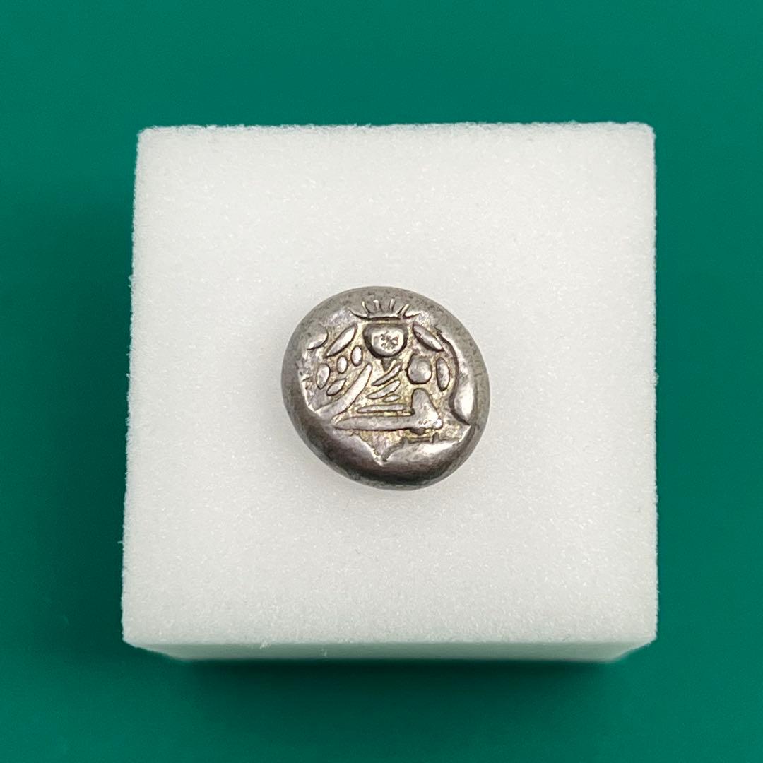 享保豆板銀（片面大黒）約3.96g No.2097