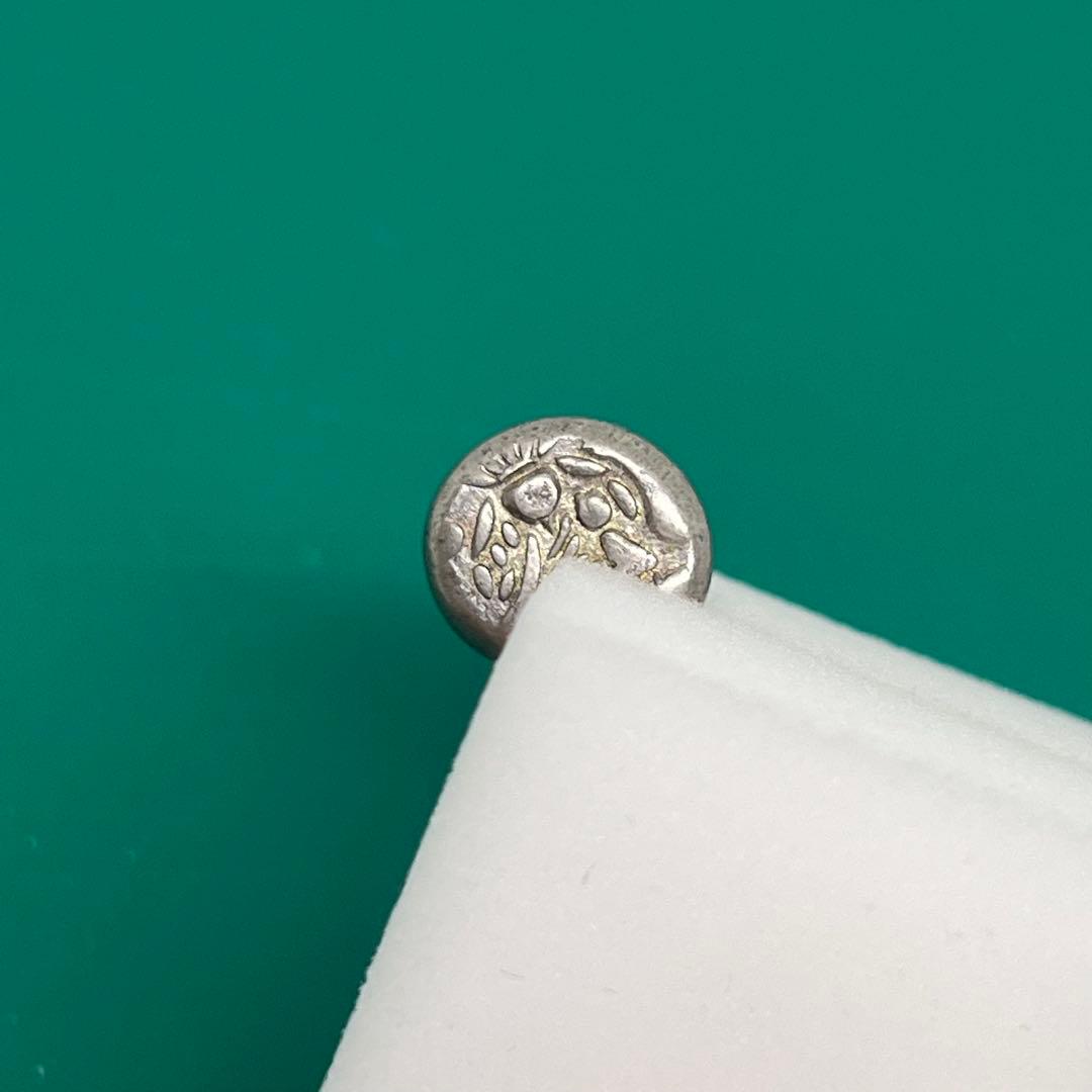 享保豆板銀（片面大黒）約3.96g No.2097