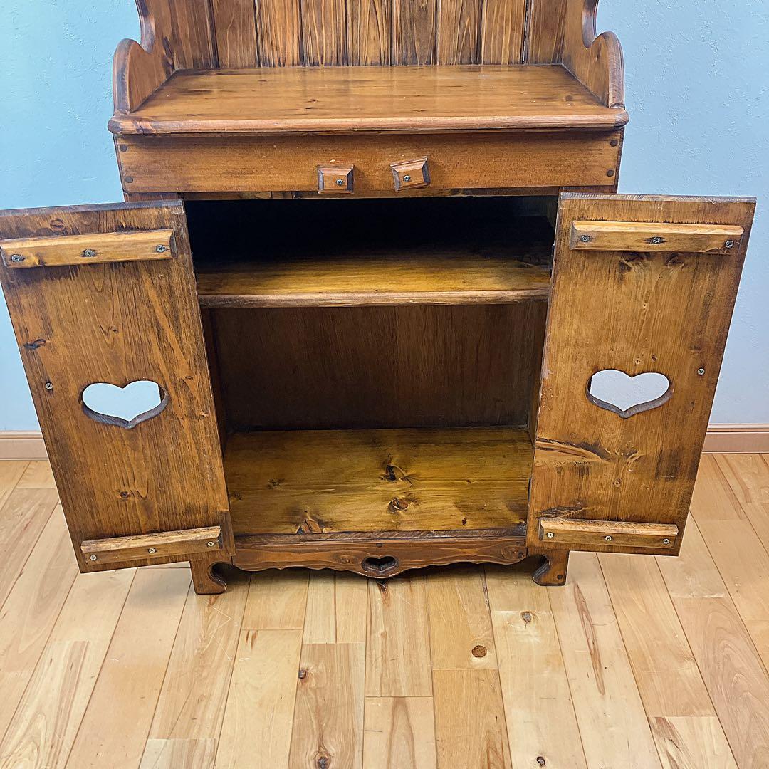 アンティーク　カントリー家具　カップボード