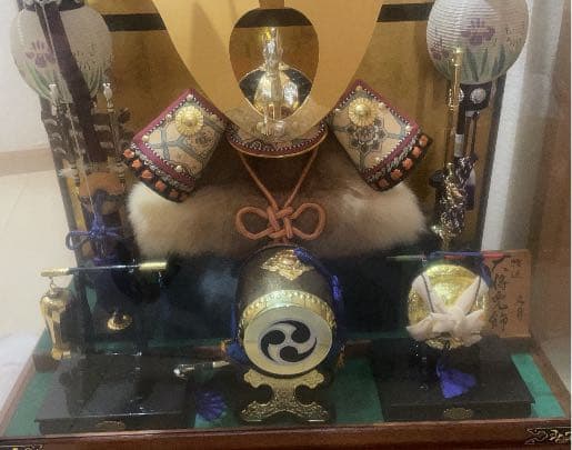 久月 大将兜飾り