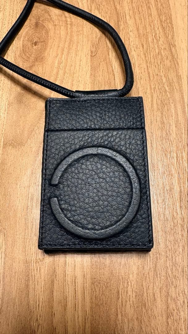 【美品】objcts.io レザーストラップ一体型ウォレット&カードケース