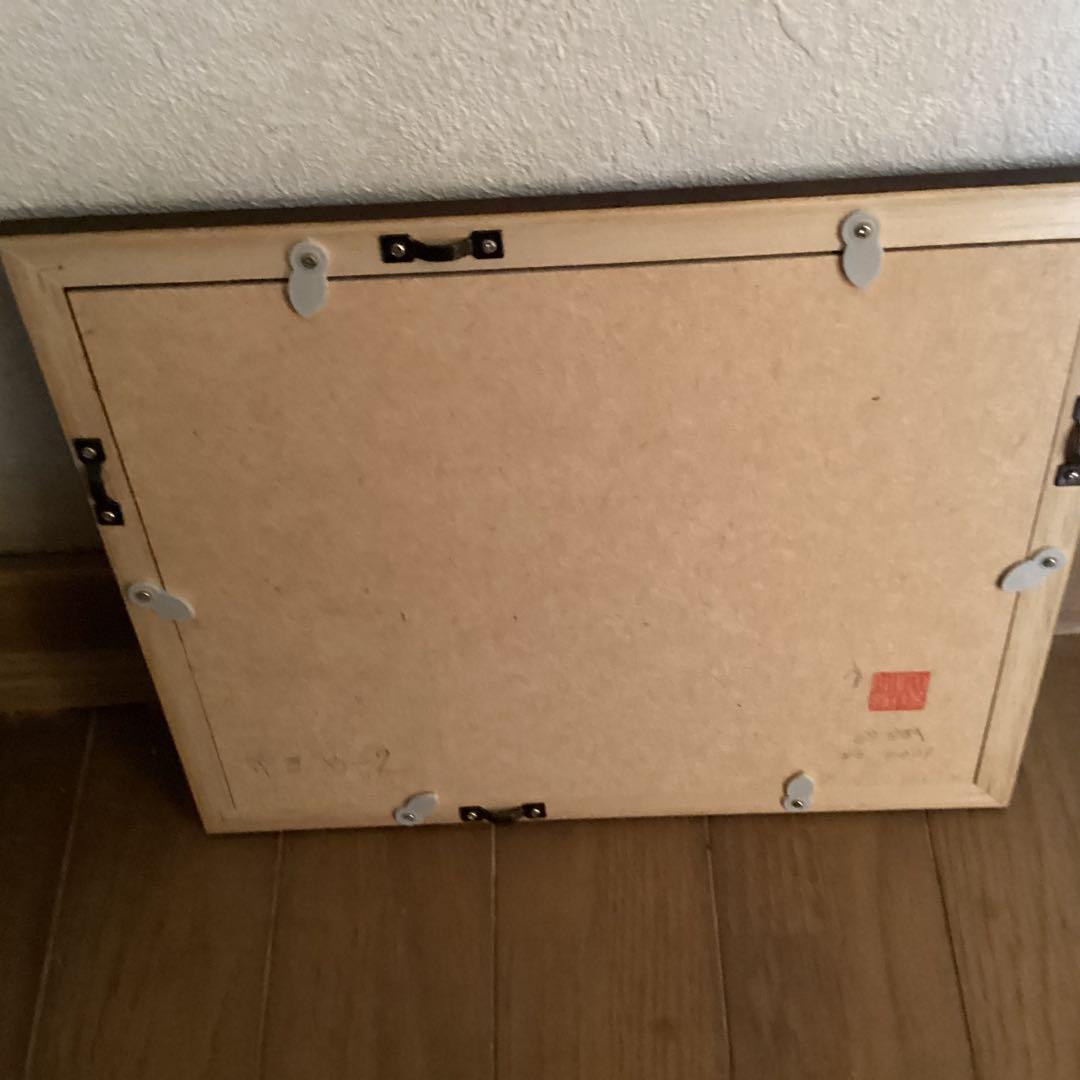 大場雅文作　山女魚アート画　作者サイン　【作品　額装裏】有り　制作NO０００１号