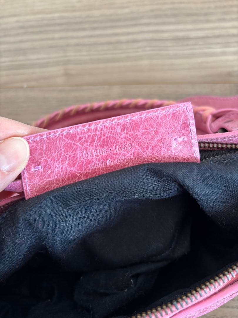 バレンシアガ　シティ　2wayバッグ　ピンク