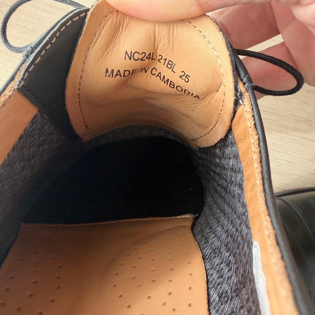 美品 リーガルREGAL オックスフォード ストレートチップ 21BL 25cm